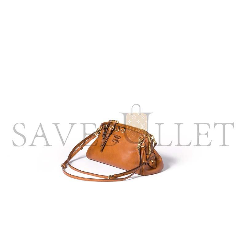 MIU MIU CAPRICE LEATHER CLUTCH 5BF131 (24*14*8.5cm)